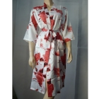 Free shipping New Woman's Sexy Flower Silk Satin Pajama Sleepwear Robes Night Gown Hot Sale#4