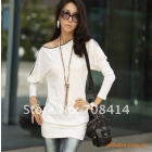 2012 fashion OL style women zip sexy spring off the shoulder Package hip long sleeve dress/free shipping/retail/high quality 