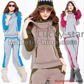 New winter upset guard coat suit female leisure suit in han's nut ladies fashion sportswear