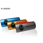 Car DVR , 2012 New Design Dual Lens Car DVR Camera with GPS and 3D G-Sensor ! X3000 Wholesale ! 3 Colors in Stock! 