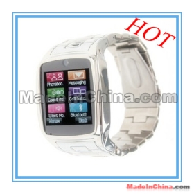 Free shipping 2012 new watch phone TW810 Quad Band Camera  Java GPRS 1.6-inch  Screen Watch Phone Silver and  to Choose 