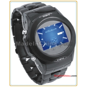 Free shipping W950 watch phone: Steel house + Camera + Expand Memory + 1.3" screen + Quadband 
