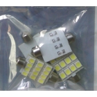Auto led lights,F10-42mm-12leds(5050SMD) 