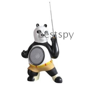 Free shipping Novelty kungfu Panda Style Portable speaker Mini Speaker+MP3 Player+Supports  Card+Mobile Sound Box+FM Radio