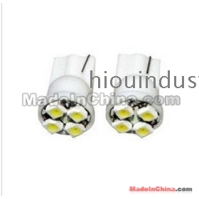 Wholesale Freeshipping T10 4SMD 3258 Car 194 168 192 W5W LED Light Automobile Bulbs Lamp Wedge Interior Light 