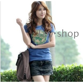 The new fashion sellers of blasting round brought short sleeve T-shirt