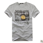 The new man cultivate one's morality short-sleeved summer wear t-shirts male restore ancient ways of printing short sleeve T-shirt clock male...