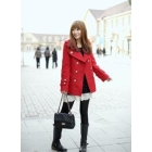 Qiu dong women's new XiaoLaJiao proxy lapel double-breasted coat coat of cotton-padded clothes from paragraph coat