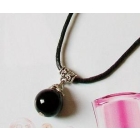 Hidden MiaoYin silver ornaments of female money to restore ancient ways black national rope necklace strings