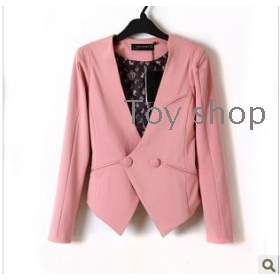 Han edition cultivate one's morality without brought three-dimensional high grade design lady coat suits