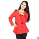 Han edition women's small suit cultivate one's morality fashion l zipper small suit      