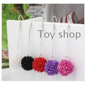 Fashion: lovely hollow out the ball ball ear hammer chic character earrings earrings female 9 g