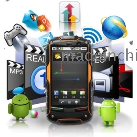 V5 3G android smart phone IP67 WCMA dual sim waterproof phone dust-proof -proof WIFI GPS 
