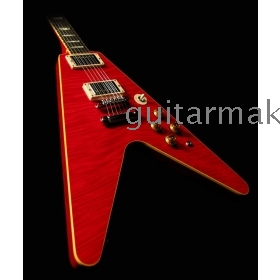 best New Musical Instruments New Custom Shop Flying Standard Electric Guitar, Faded Cherry