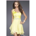 Hot Cheap Selling One-shoulder Chic Prom Dress Short Homecoming Dresses Mini Graduation Gowns YSH