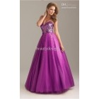 Sexy New Sweetheart floor-length Sequins Puffy Tulle Evening Dress Prom Dress 