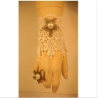 White bud silk bracelet wrist and  restoring ancient ways black small formal attire deserve noted the bride