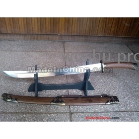 free shipping beautiful pearwood kungfu dao kungfu sword
