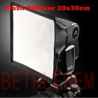 Free shipping! New! Universal Foldable Flash Diffuser 20x30cm soft Box for Most External Flash 