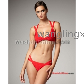 Free Shipping For Apac Region Bandage  Dress 004 Paris Bikini  Swimsuit swimwear -13