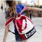 free shipping The Japanese version of the lovely double shoulder pack Japanese tide men and women living canvas schoolbag students backpack     