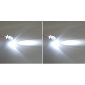 500pcs/lot 5mm round LED diodes 20000 MCD  Bright  light-emitting diode (white LED)