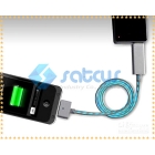 5pcs/lot Visible Sync  Charge Cable EL Light mobile phone USB Charger for phone  