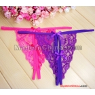     TH3687 Wholesale - Panties & Briefs  women's G-String nightclothes sexy Lingerie Butterfly transparent sexy underwear