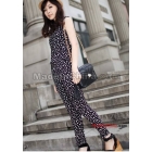 free shipping new women's Fashion haroun vest type wave point conjoined twins pants even wear