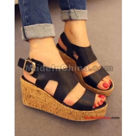 free shipping Fashion Wedges sandals shoes size 35 36 37 38 39 m6