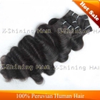 Wholesale 100% Peruvian Unprocessed Virgin Human Hair Extension 16inch-20inch Hair Weft Body Wave Natural Black Top Quality Can Dye Into Any Other Color