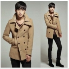 Men's windbreaker double-breasted coat slim male coat woolen ,hotselling Winter Jacket Water Proof Men Jacket retail wholesales