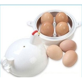 Free Shipping Portable Chicken Hen Egg Cooker Boiler Steamer Kitchen for 4 Eggs 