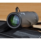 Free shipping Mini 8x21 green film monoculars Light Level Night Vision high-power high-definition portable concert telescope