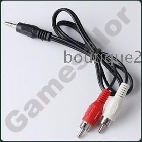 Wholesale 3.5mm Aux Auxiliary Cable Cord To RCA MP3 3.5 mm#9650 