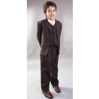  Custom  jacket, trousers and waistcoat Boys 4 pieces Wedding Suit