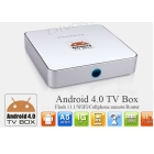 Free Shipping Diyomate TV Box Android 4.0.3 TCC8920 A6 TV Box 512M 4GB Support Wireless Keyboard/Mouse WIFI