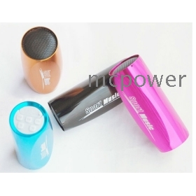 Free Shipping 10pcs Sports Speaker MP3 Player Music Speaker Portable Sound box with  Card Reader USB FM Radio