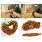  Fashion HOTSELL Jewelry wholesale Pure hand-woven retro multilayer  beads woven hand rope coins bracelet [E055]