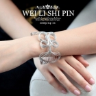  Fashion HOTSELL Women Jewelry wholesale Twist lines weave personalized  wide open bracelet 20g [E071]