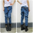 Hot Sale Free Shipping Fashion Harem Pants Collapse Pants Jeans Sagging Pants Slacks Large Size S,M,L,XL High Quality 