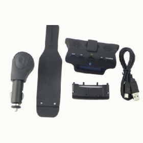 car steering wheel bluetooth car kit (MP3, FM,TTS,electric )