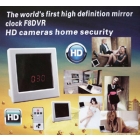  New the world's first high definition F8 Mirror Clock DVR HD Camera With Remote control