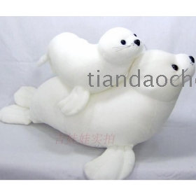 Lovely seal plush toy doll cloth dolls birthday gift