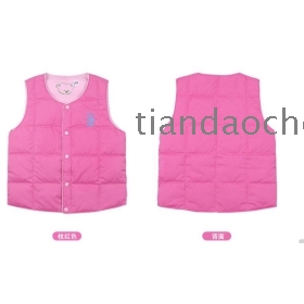 2012 children down jacket and bright skin down the tank