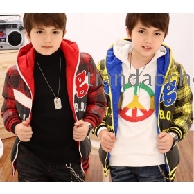 Male children's wear love manufacturing children put down jacket