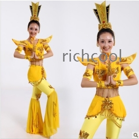 Thousands hands guanyin stage clothing classical dance suit dance garments thousands hands guanyin performance clothing 