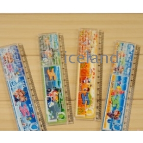 South Korea sell like hot cakes stationery and plastic puzzles 15 cm learning supplies sq 1018 labyrinth straight ruler 
