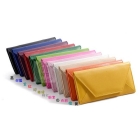 wholesale - 2012 New  !Hot Women 18 color  -stylish  envelope card wallet bag purse 