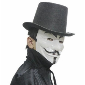 200Pcs/lot Vendetta mask cosplay mask Halloween mask Rubie's Costume dance mask